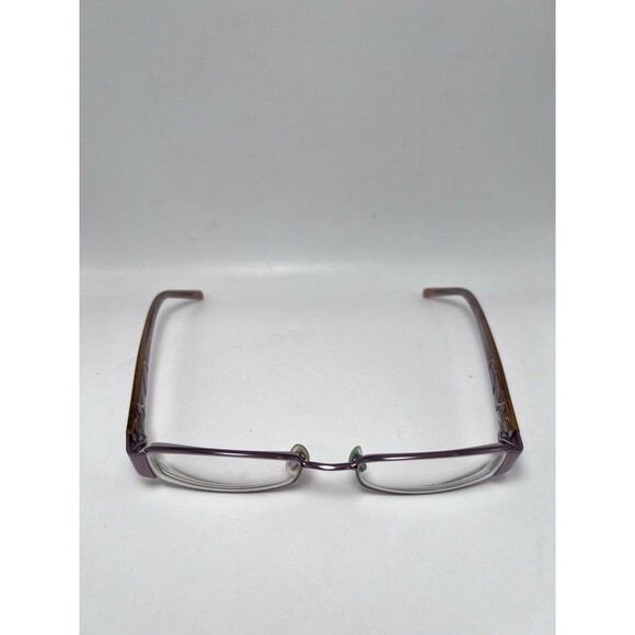 Ellen Tracy Women’s Eyeglasses Frames Only LEVANA Mauve 51-16-130 Rectangular - Picture 2 of 6